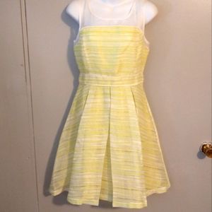 Rya Yellow Lime Sleeveless Dress Ladies Small